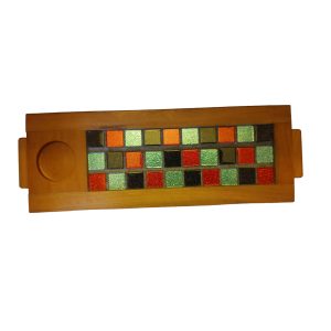 Tabla para picar con teselas glitter